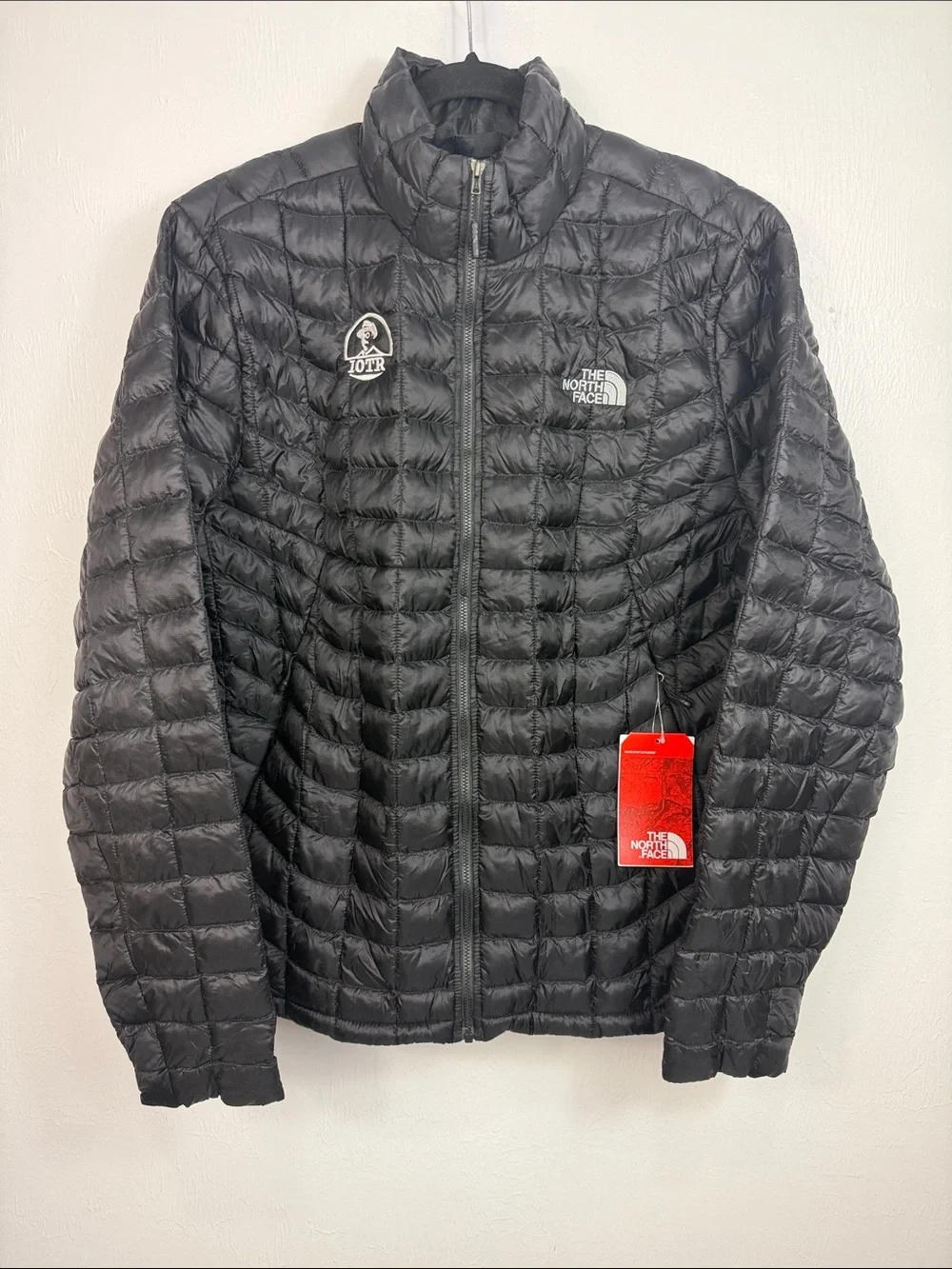 The North Face ThermoBall Jacket Men’s Large Black Insulated IOTR Logo NWT